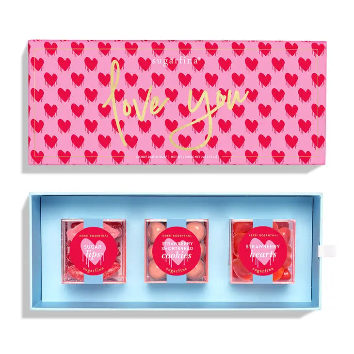 Love You 3pc Candy Box